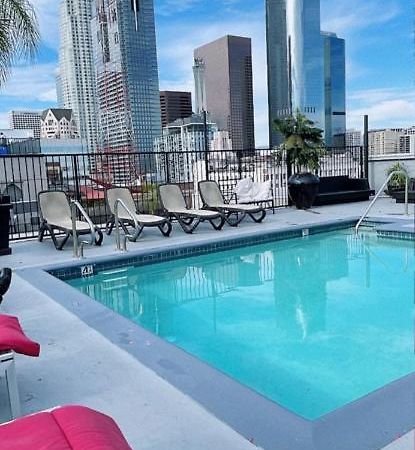 Modern Elite Open Style Loft With Rooftop Pool & Jacuzzi Los Angeles Bagian luar foto